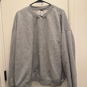 SKIMS Women's Gray Crewneck Sweater